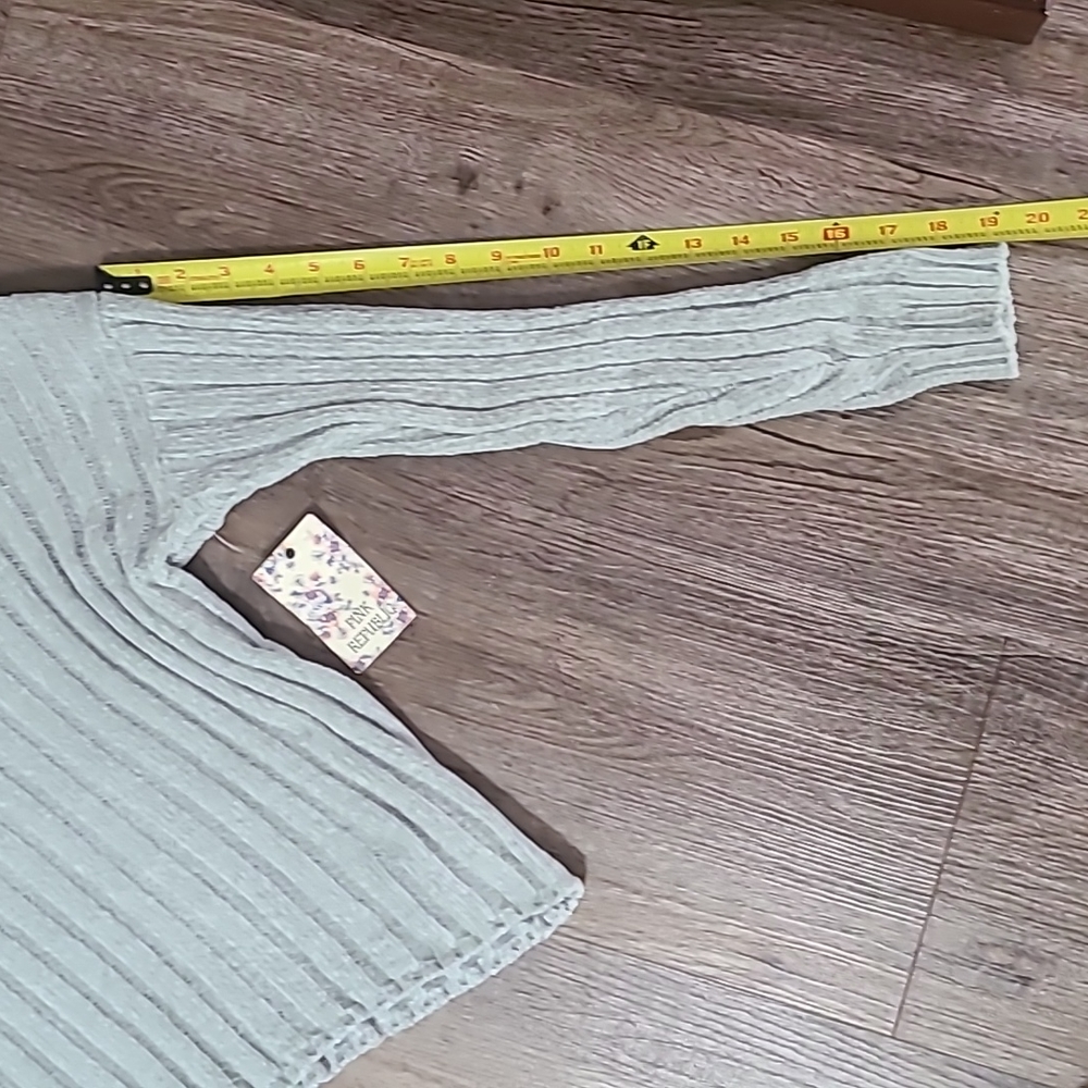 PINK REPUBLIC BRAND JUNIOR WOMEN'S SWEATER MINT GREEN SIZE SMALL - Picture 13 of 14